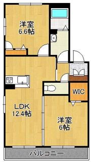PRADO陣原の間取り画像