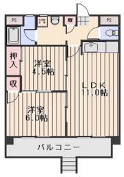 ラジール東古松の間取り画像