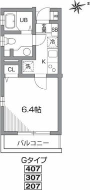 プライムアーバン西荻窪の間取り画像