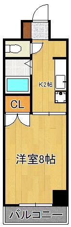 松井ビル(折尾)の間取り画像