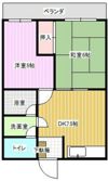 いわいサンコーポの間取り画像