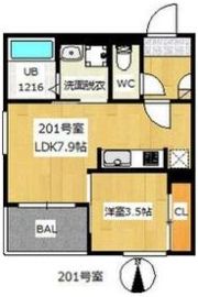 REGALEST サンメゾン四ノ宮の間取り画像