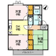 モンターニュリーブル A棟の間取り画像