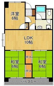 アルゴ西新町の間取り画像