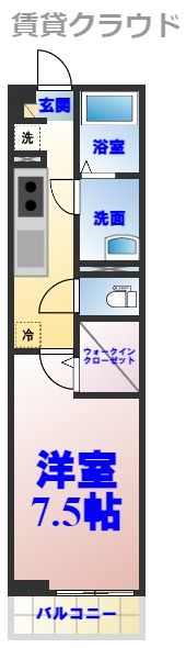 グレイス千葉中央Ⅱの間取り画像