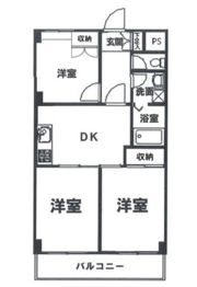 ブルームライフ市川の間取り画像