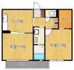 三洋タウン木屋瀬Bの間取り画像