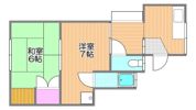 十日市アパートの間取り画像