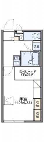レオパレス第6ひかりハイツの間取り画像