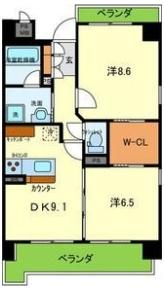 シャンテミキの間取り画像