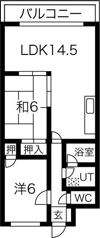 エスポワール交野の間取り画像