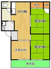 リバブル遠賀A棟の間取り画像