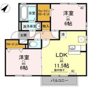 リビングタウン皆生A棟の間取り画像