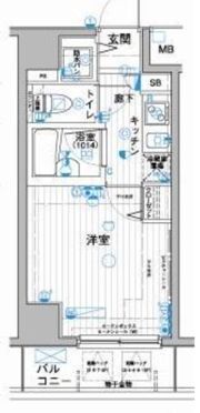 パークウエル千駄木弐番館の間取り画像