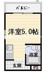 リバーサイド太子橋の間取り画像