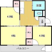 京都みやま2号棟の間取り画像