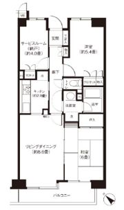 ステラメゾン武蔵小山の間取り画像