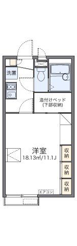 レオパレスフェリーチェの間取り画像