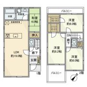 安行戸建の間取り画像