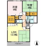 第2関ニューバリヤ B棟の間取り画像