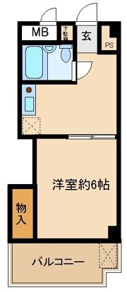 シティコート新大阪の間取り画像
