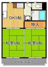 シャトレ安部山の間取り画像