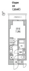 レジディア日本橋馬喰町IIの間取り画像