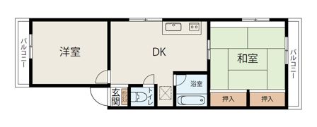 NANA CRESTの間取り画像