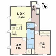 アンジール東原の間取り画像