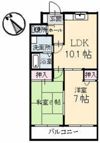 パークツインズ A棟の間取り画像