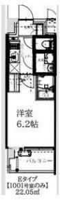 エスリードレジデンスグラン大阪福島ノースの間取り画像