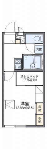レオパレスamorの間取り画像