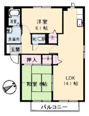 ハイツ上祗園 B棟の間取り画像