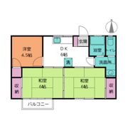 コーポ後藤の間取り画像