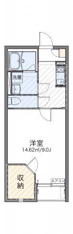 レオネクスト角小林Ⅱの間取り画像