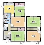 青の山戸建ての間取り画像