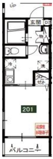 メルディア千住元町の間取り画像