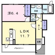パシフィックサイドBの間取り画像