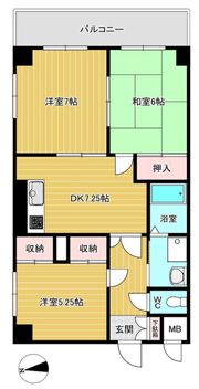 サンライトマンションの間取り画像
