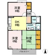 ハーモニック フィール Ⅱ B棟の間取り画像