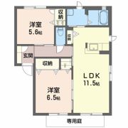 サンビーム串山 E棟の間取り画像