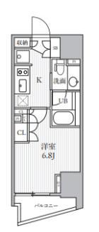 シーズンフラッツ大井町の間取り画像