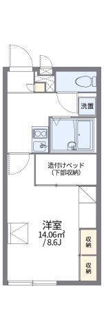 レオパレスかどやの間取り画像