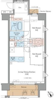 LUXENA船堀の間取り画像