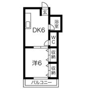 ハイツサンライズの間取り画像