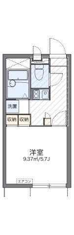 レオパレス喜十の間取り画像