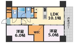 アーバネックス南森町WESTの間取り画像