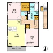 レオニール Aの間取り画像
