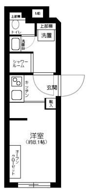 三ノ輪レーベルの間取り画像