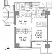 パークハビオ新橋の間取り画像